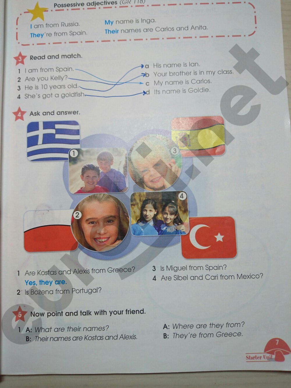 Английский язык 4 класс. Старлайт: Student's book. ФГОС Баранова, Дули Страница 7