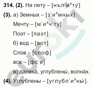 Русский язык 7 класс. ФГОС Разумовская Задание 314