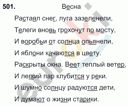 Русский язык 7 класс. ФГОС Баранов, Ладыженская Задание 501