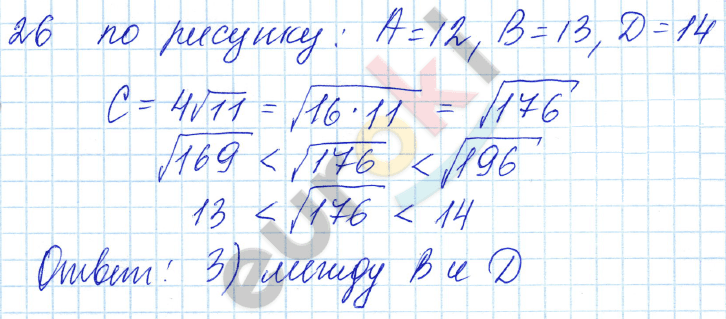 Алгебра 9 класс. ФГОС Мордкович, Александрова, Мишустина Задание 26