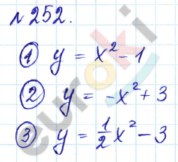 Алгебра 9 класс Дорофеев, Суворова Задание 252