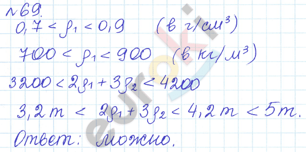 Алгебра 9 класс Дорофеев, Суворова Задание 69