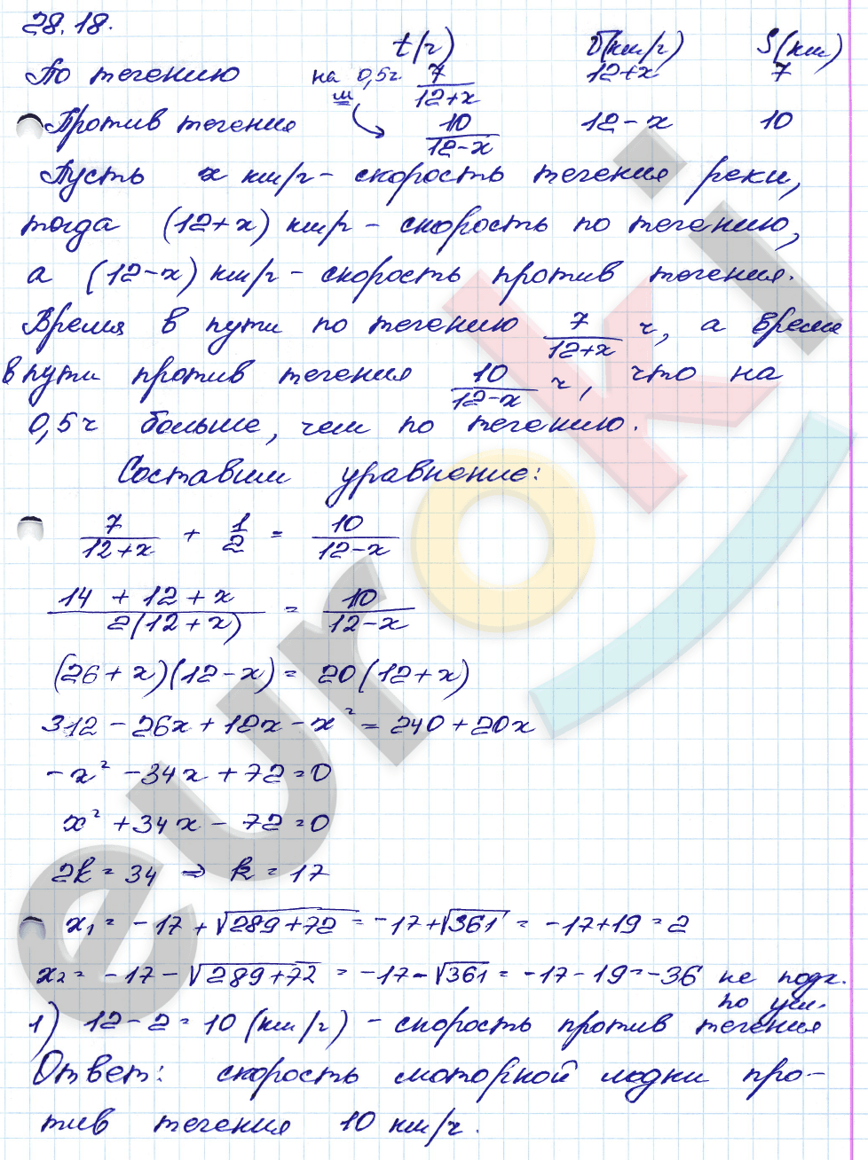 Алгебра 8 класс. ФГОС Мордкович, Александрова, Мишустина Задание 18