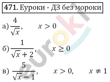 Алгебра 8 класс. ФГОС Макарычев, Миндюк, Нешков Задание 471