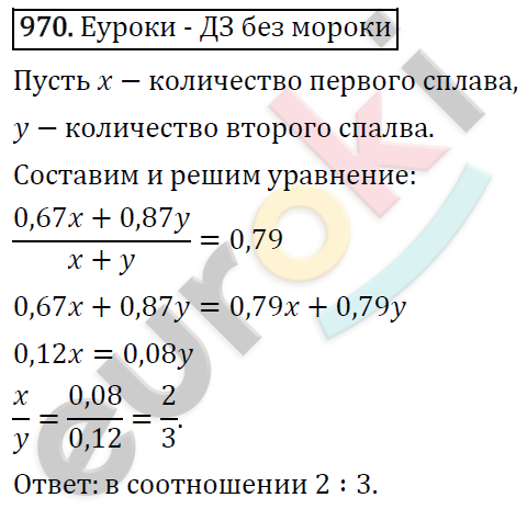 Алгебра 9 класс. ФГОС Макарычев, Миндюк, Нешков Задание 970