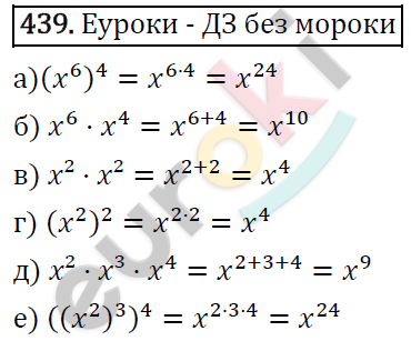 Алгебра 7 класс. ФГОС Макарычев, Миндюк, Нешков Задание 439