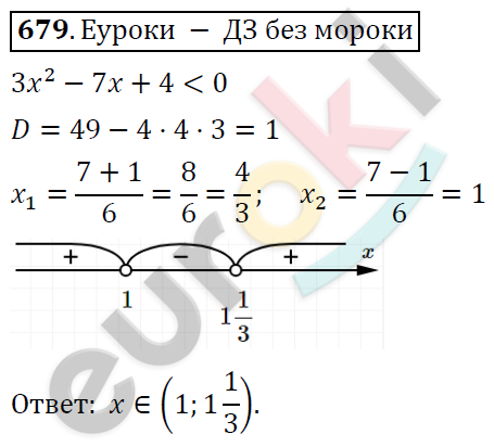 Алгебра 9 класс. ФГОС Колягин, Ткачева, Фёдорова Задание 679