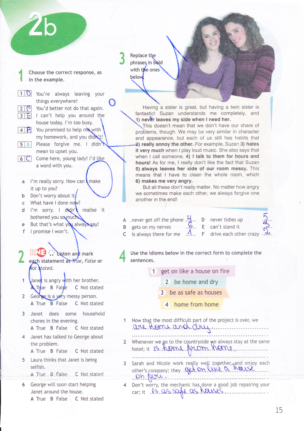 Рабочая тетрадь по английскому языку 9 класс. Spotlight 9: Workbook Ваулина, Дули Страница 15