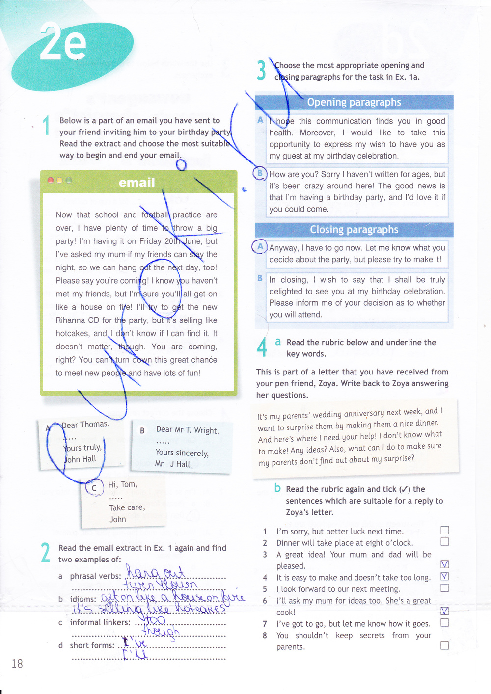 Рабочая тетрадь по английскому языку 9 класс. Spotlight 9: Workbook Ваулина, Дули Страница 18