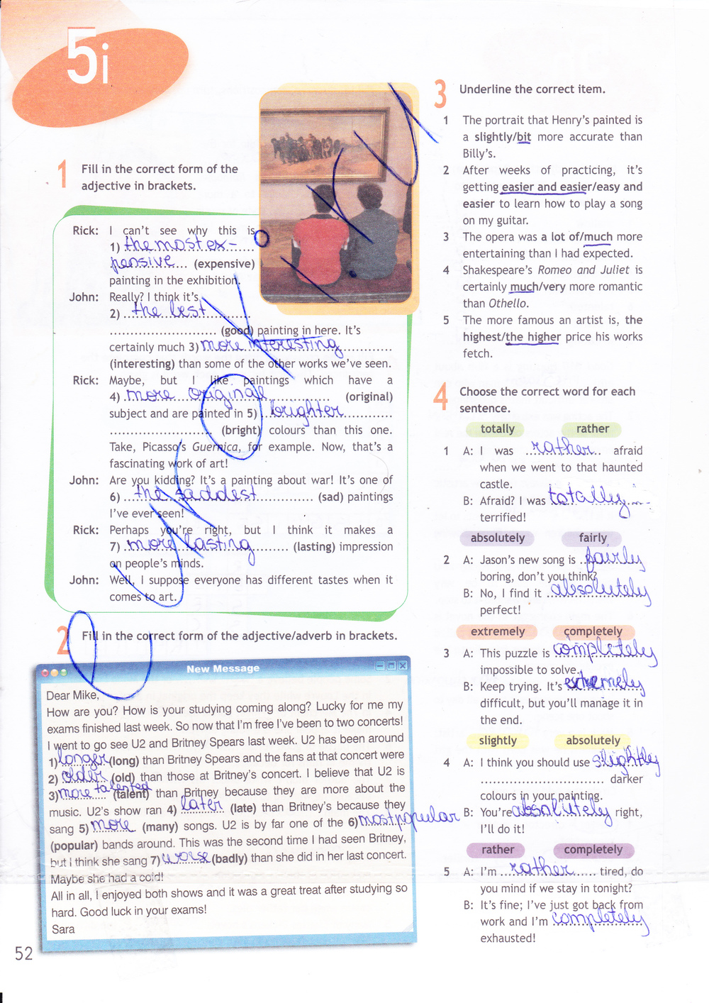 Рабочая тетрадь по английскому языку 9 класс. Spotlight 9: Workbook Ваулина, Дули Страница 52