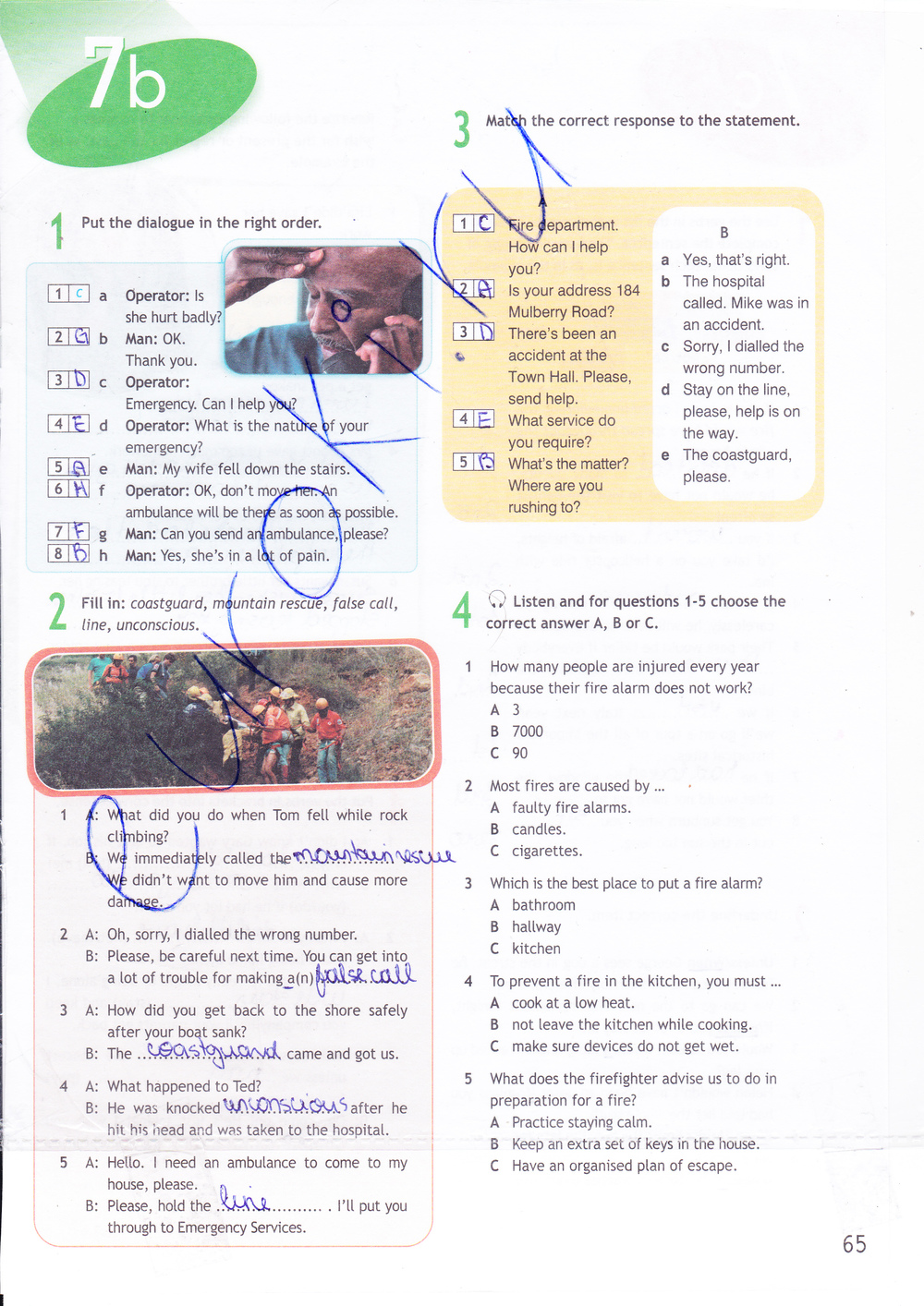 Рабочая тетрадь по английскому языку 9 класс. Spotlight 9: Workbook Ваулина, Дули Страница 65