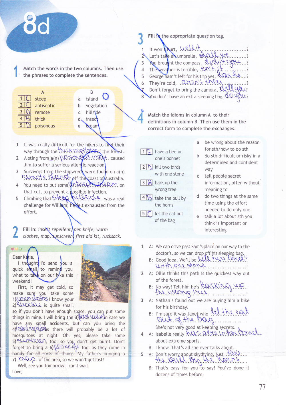 Рабочая тетрадь по английскому языку 9 класс. Spotlight 9: Workbook Ваулина, Дули Страница 77