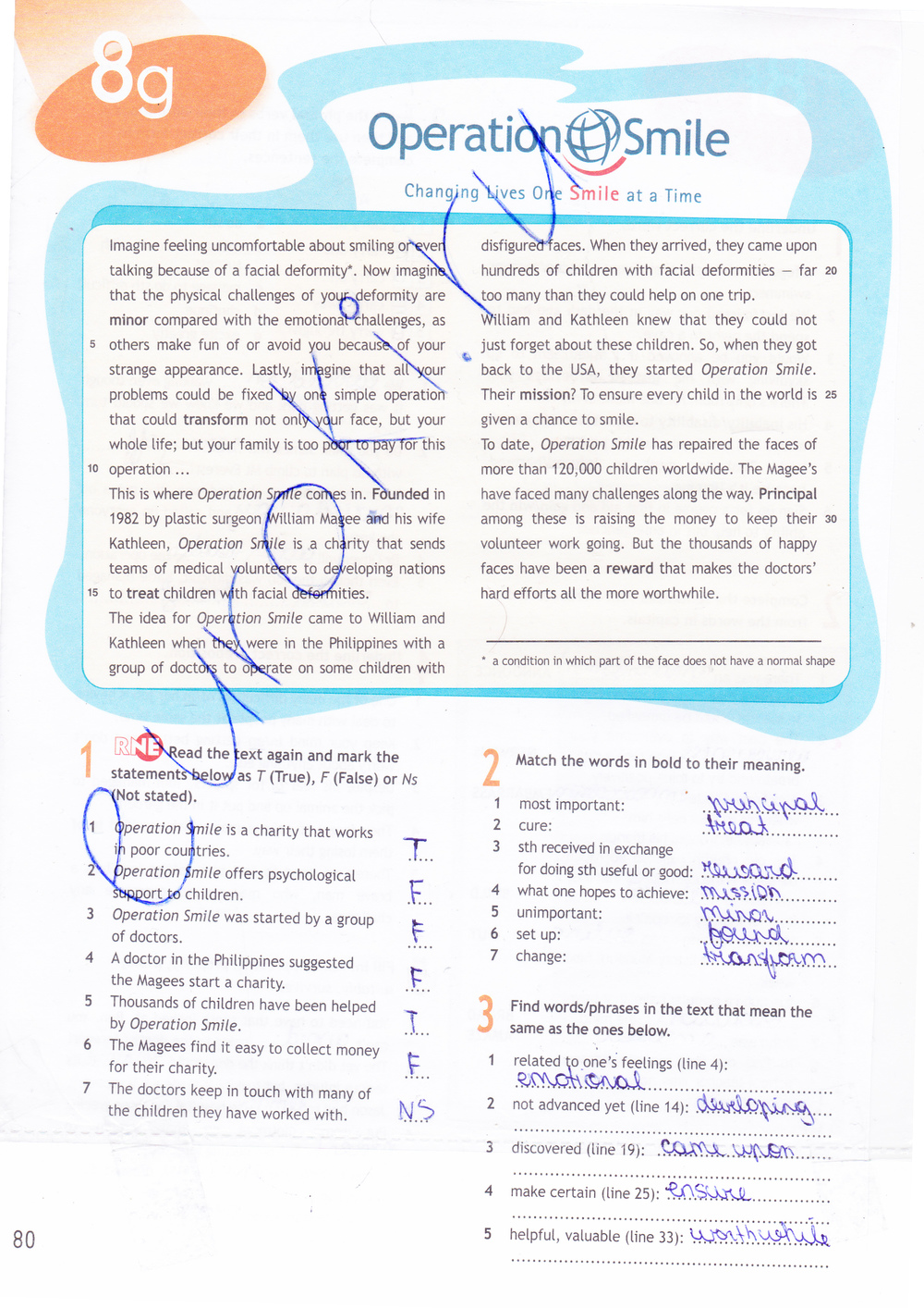 Рабочая тетрадь по английскому языку 9 класс. Spotlight 9: Workbook Ваулина, Дули Страница 80