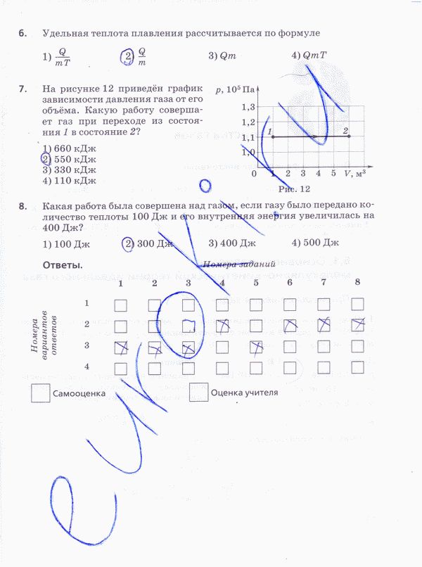 Рабочая тетрадь по физике 10 класс Пурышева, Важеевская Страница 59