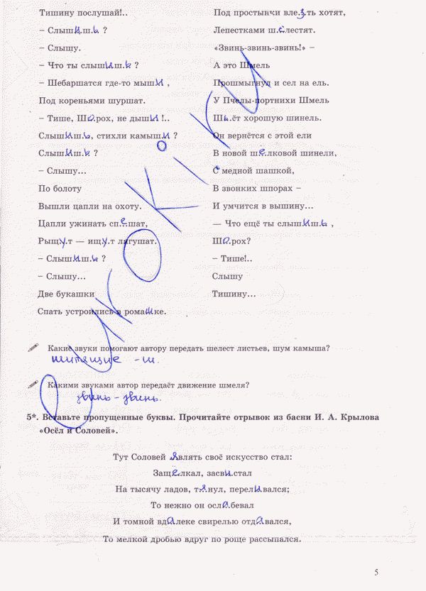 Рабочая тетрадь по русскому языку 6 класс. Часть 1, 2 Богданова Страница 5