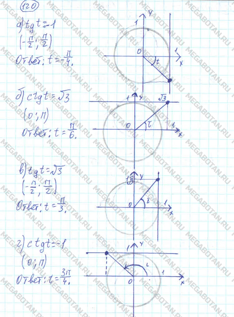 Алгебра 10 класс. ФГОС Колмогоров Задание 120