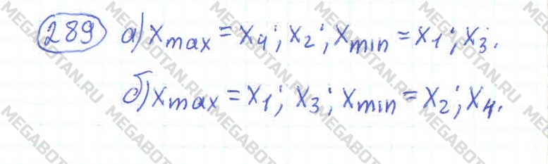 Алгебра 10 класс. ФГОС Колмогоров Задание 289