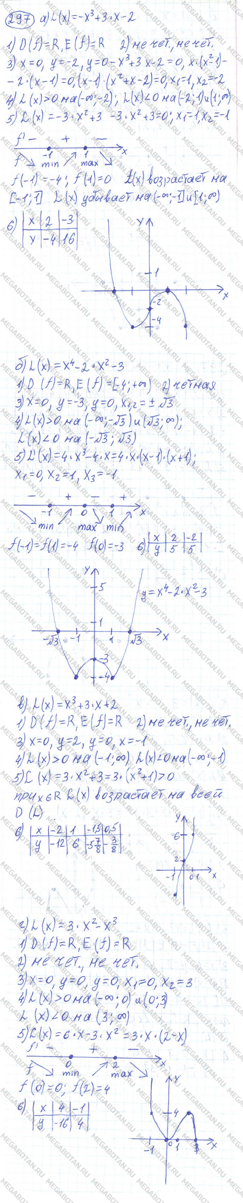 Алгебра 10 класс. ФГОС Колмогоров Задание 297