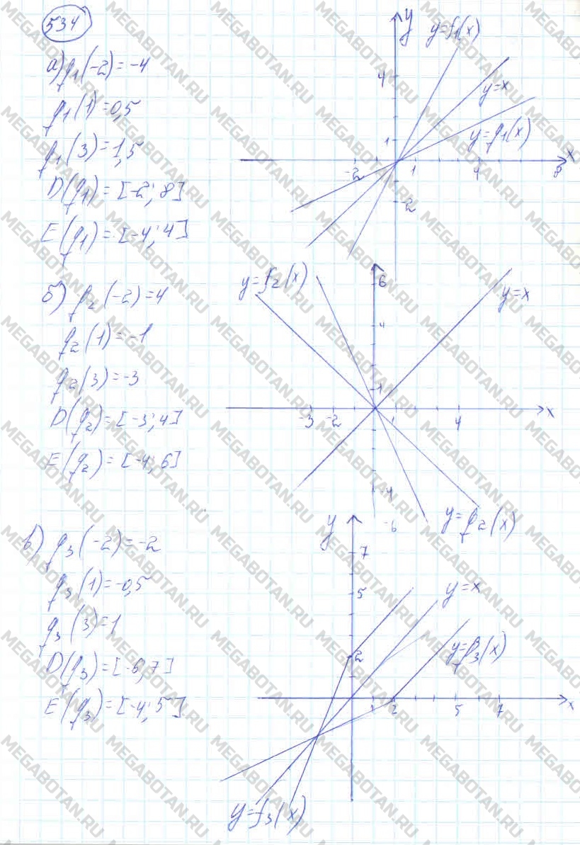 Алгебра 10 класс. ФГОС Колмогоров Задание 534