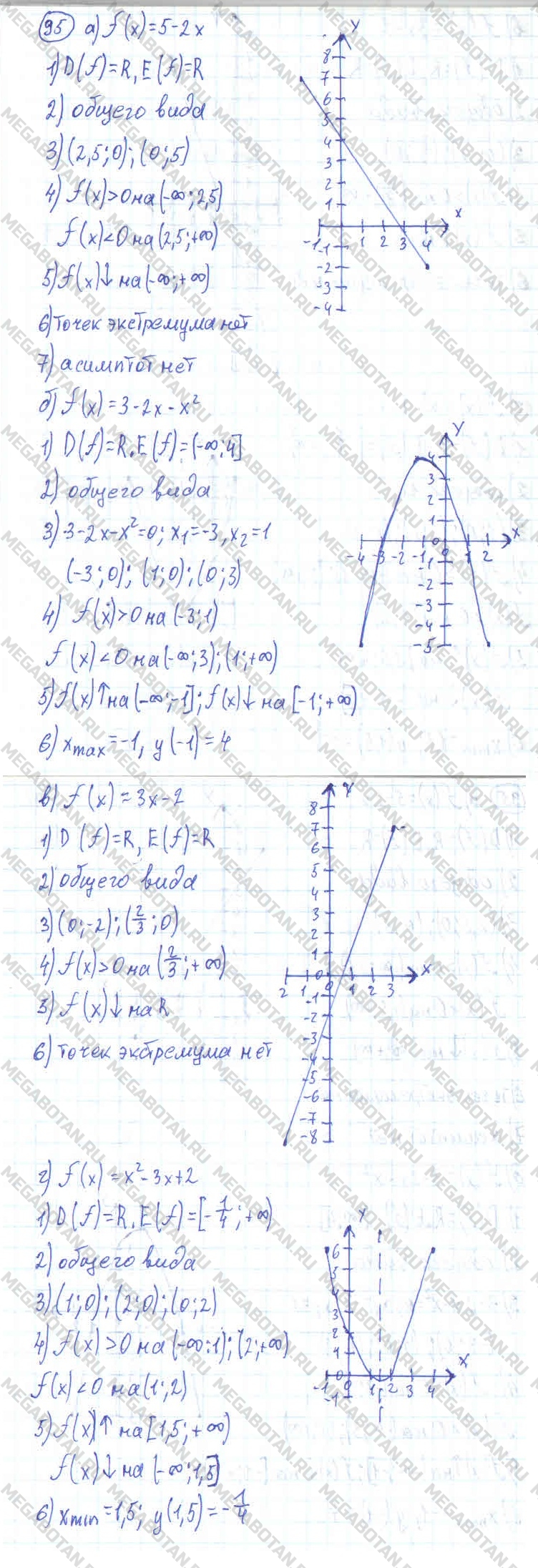 Алгебра 10 класс. ФГОС Колмогоров Задание 95