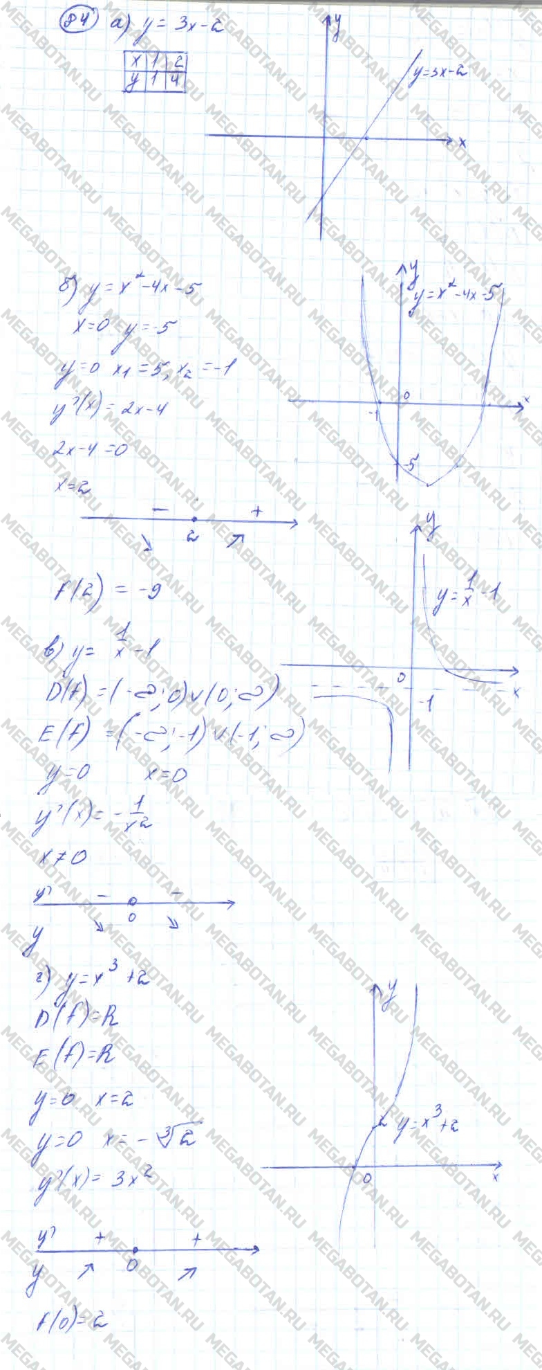 Алгебра 10 класс. ФГОС Колмогоров Страница 84