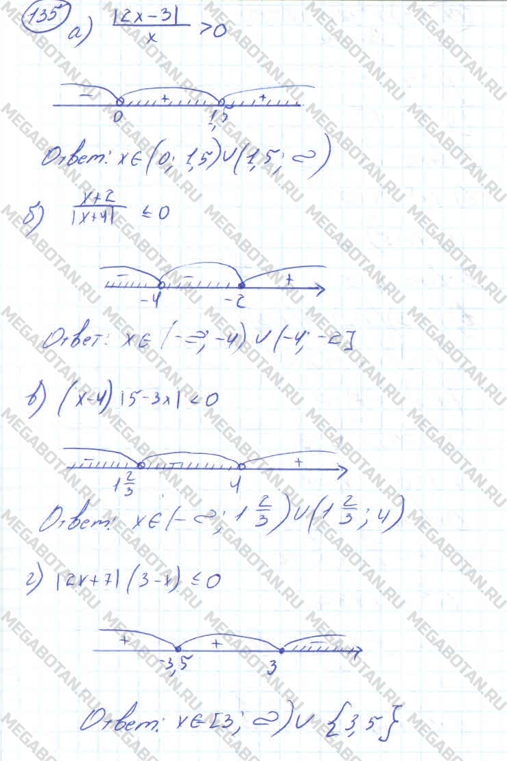 Алгебра 10 класс. ФГОС Колмогоров Страница 135