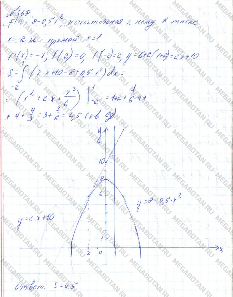 Алгебра 11 класс. ФГОС Колмогоров Задание 368