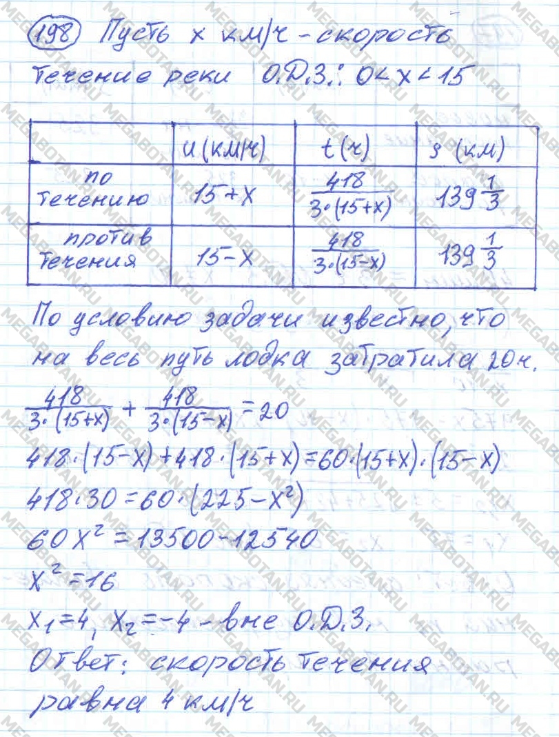 Алгебра 11 класс. ФГОС Колмогоров Страница 198