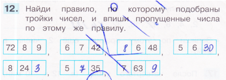 Математика 3 класс. Итоговая проверочная работа. ФГОС Истомина Задание 12