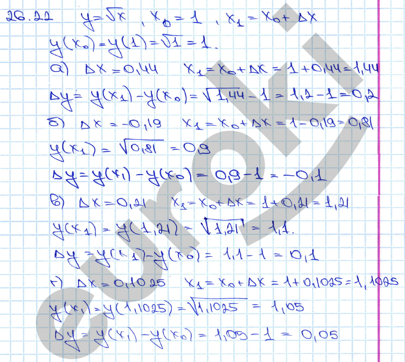 Алгебра 10 класс. ФГОС Мордкович, Денищева Задание 22