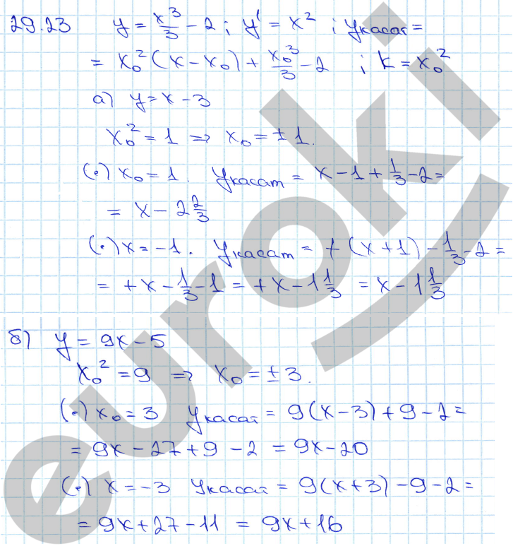 Алгебра 10 класс. ФГОС Мордкович, Денищева Задание 23