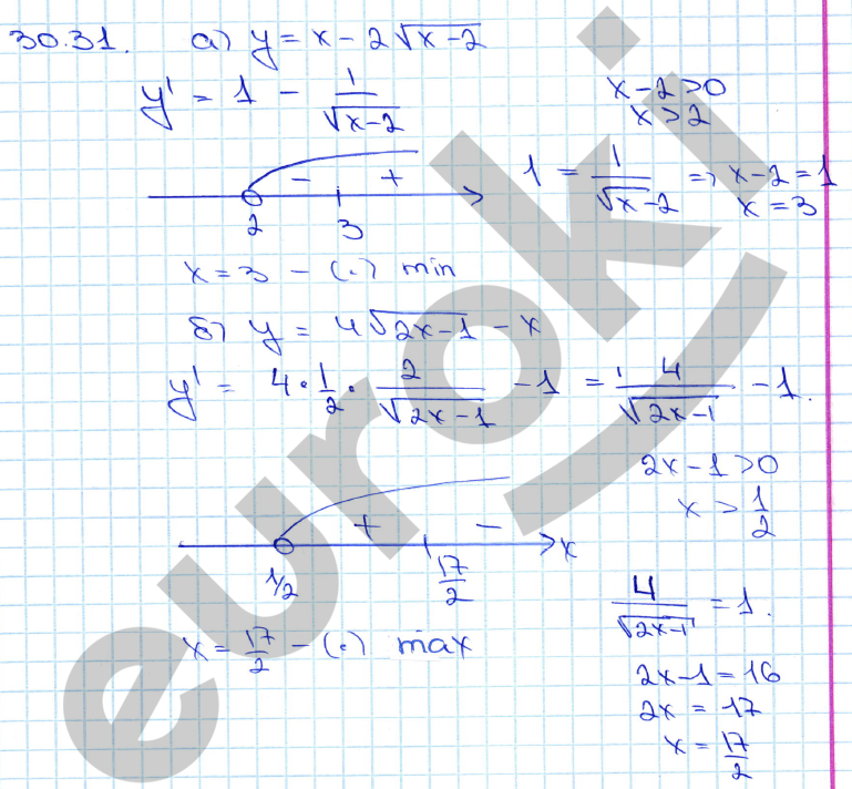 Алгебра 10 класс. ФГОС Мордкович, Денищева Страница 31