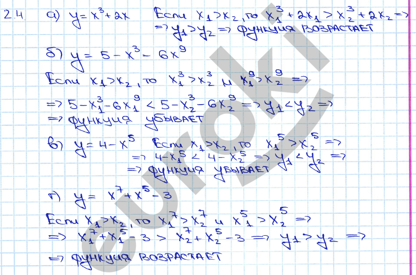 Алгебра 11 класс. ФГОС Мордкович, Денищева Задание 4