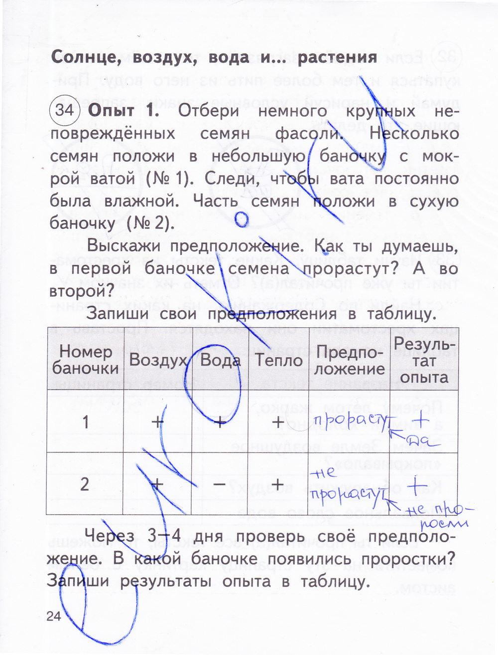 Рабочая тетрадь по окружающему миру 2 класс. Часть 1, 2. ФГОС Федотова, Трафимова Страница 24