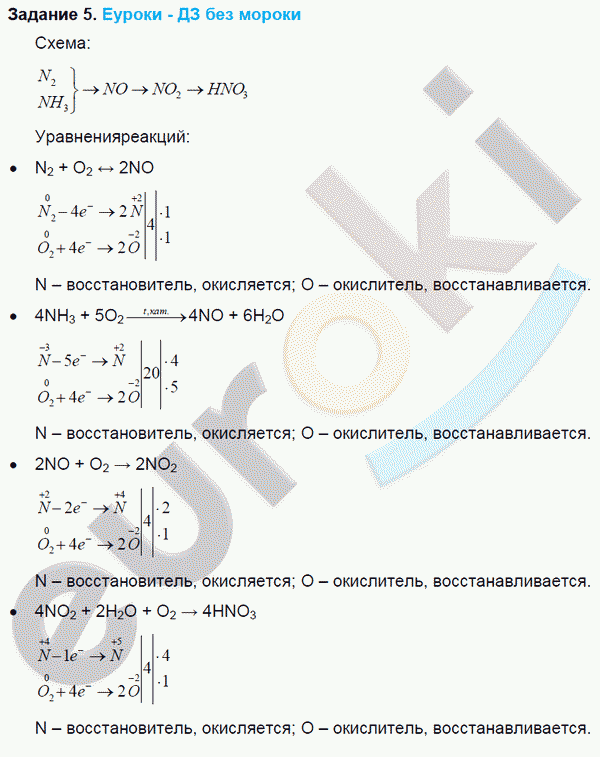 Химия 9 класс. ФГОС Габриелян Задание 5