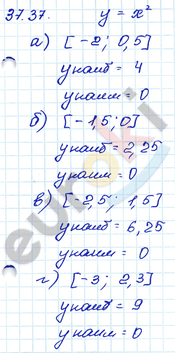 Алгебра 7 класс. ФГОС Мордкович, Александрова, Мишустина Задание 37