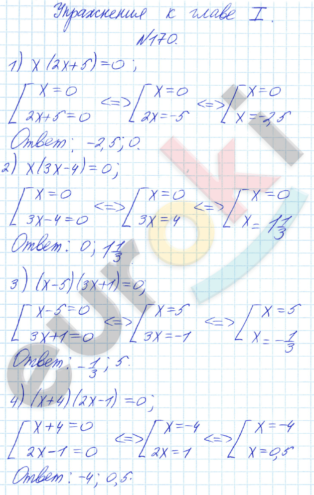 Алгебра 8 класс Алимов Задание 170