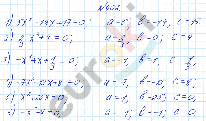 Алгебра 8 класс Алимов Задание 402