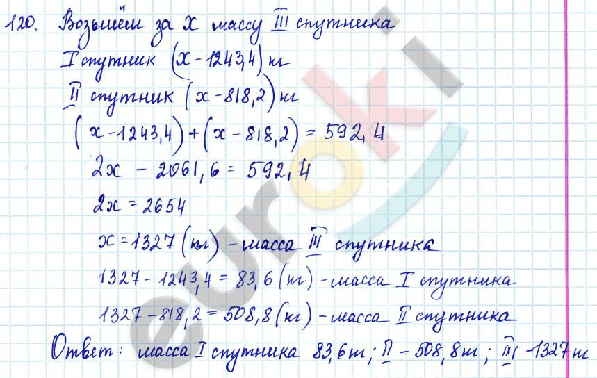 Алгебра 7 класс Алимов Задание 120