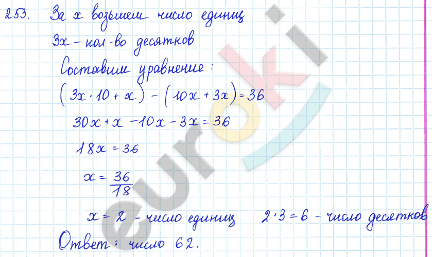 Алгебра 7 класс Алимов Задание 253