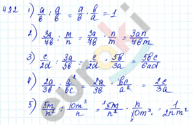 Алгебра 7 класс Алимов Задание 482