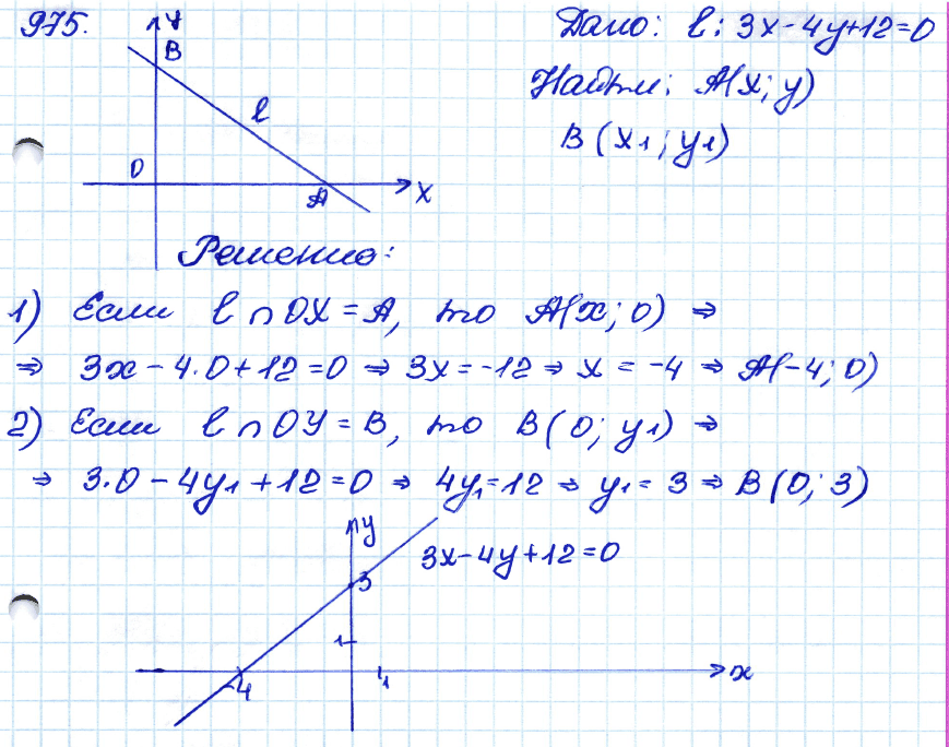 Геометрия 7 класс. ФГОС Атанасян Задание 975