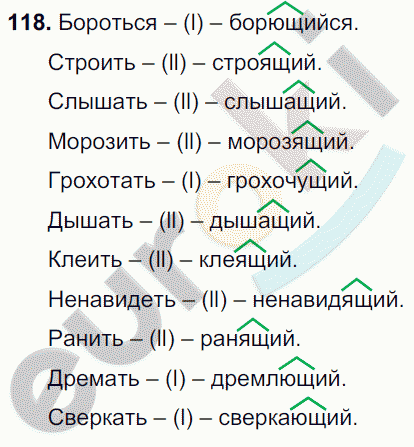 Русский язык 7 класс. ФГОС Разумовская Задание 118