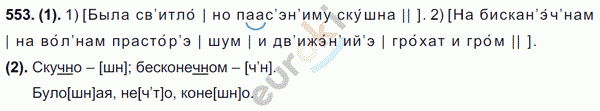 Русский язык 7 класс. ФГОС Разумовская Задание 553