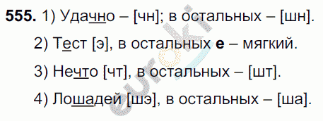 Русский язык 7 класс. ФГОС Разумовская Задание 555
