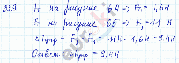 Физика 8 класс. Сборник задач Лукашик, Иванова Задание 329