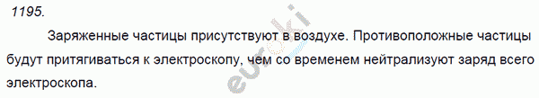 Физика 9 класс. Сборник задач Лукашик, Иванова Задание 1195