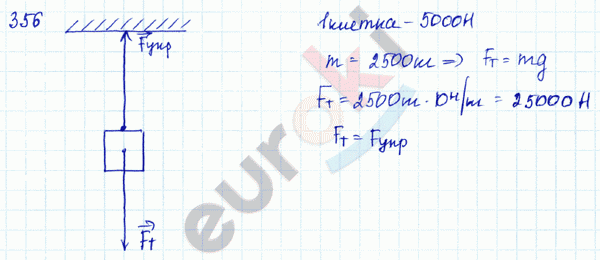 Физика 9 класс. Сборник задач Лукашик, Иванова Задание 356