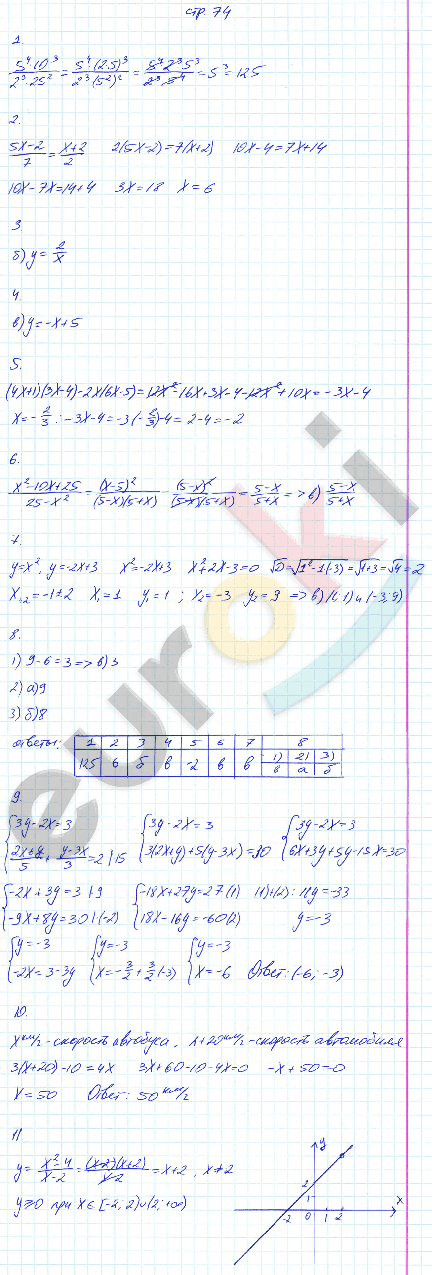 Проверочные работы по алгебре 7 класс. ФГОС Александрова Вариант 3