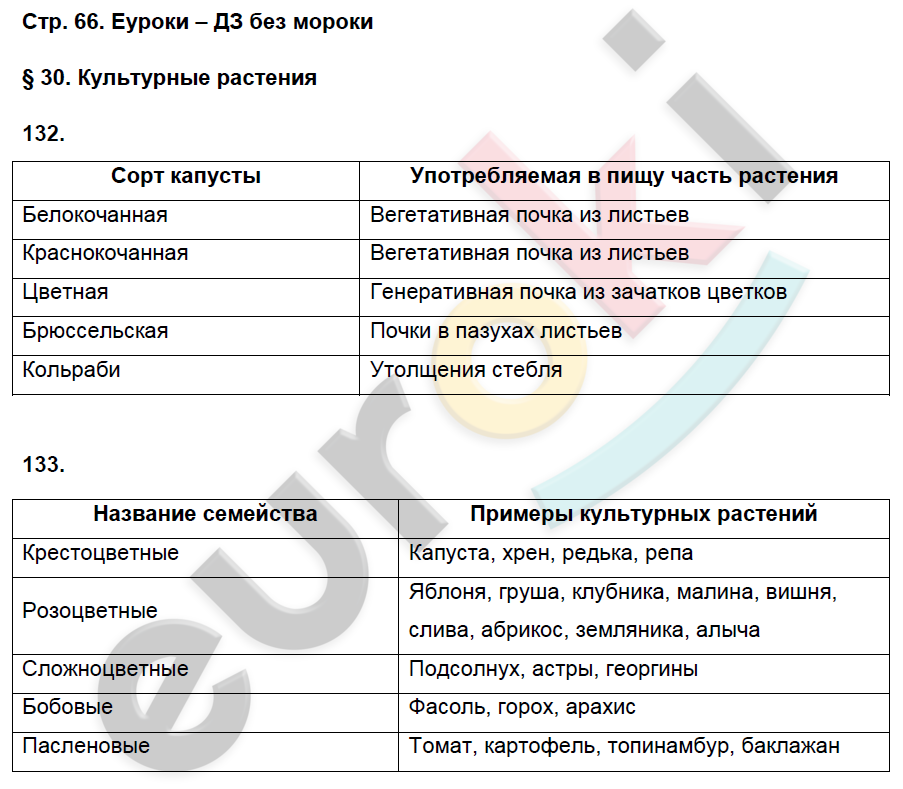 Биология 6 класс параграф 6 2023